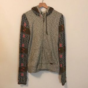 Roxy chevron jack with elbow patches